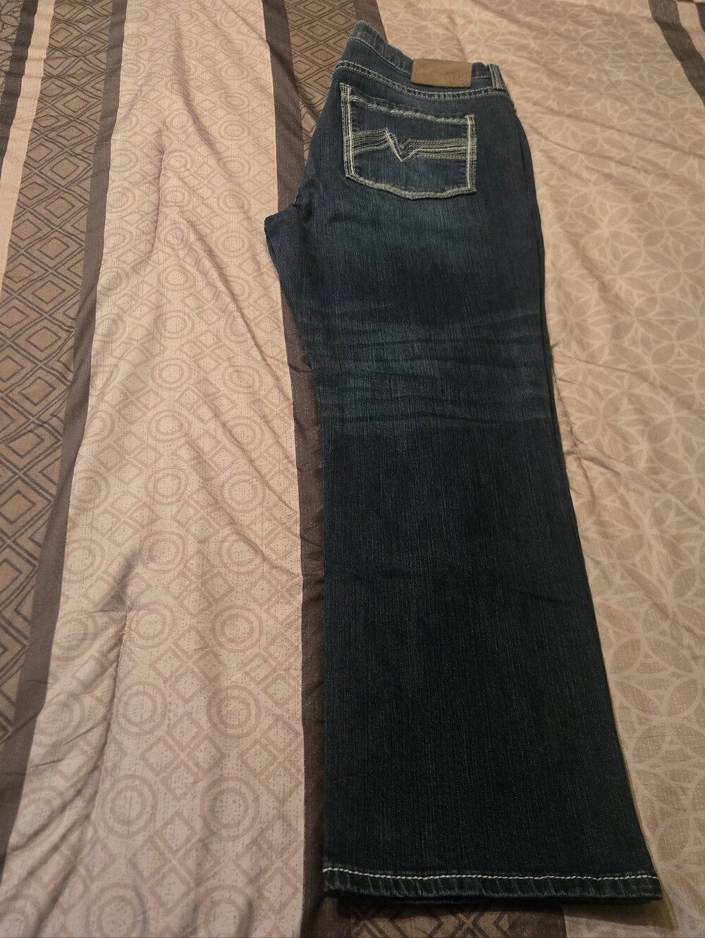 Men's Cody James 38x30 Dark Blue Straight-Leg Jeans